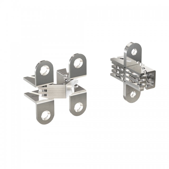 FURNITURE CONCEALED HINGE 12x39mm - NICKEL PLATED